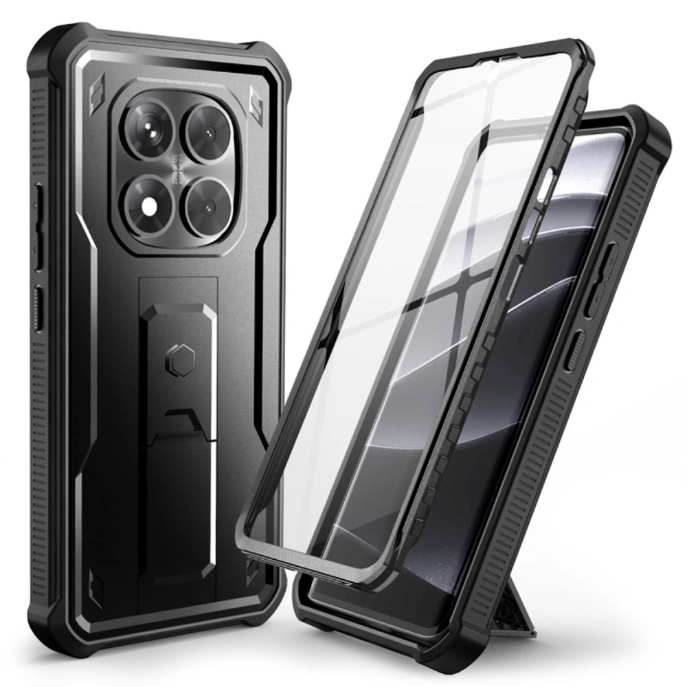 Tech-Protect Kevlar Pro pouzdro, Xiaomi Redmi Note 14 Pro 5G / Poco X7 5G, černé