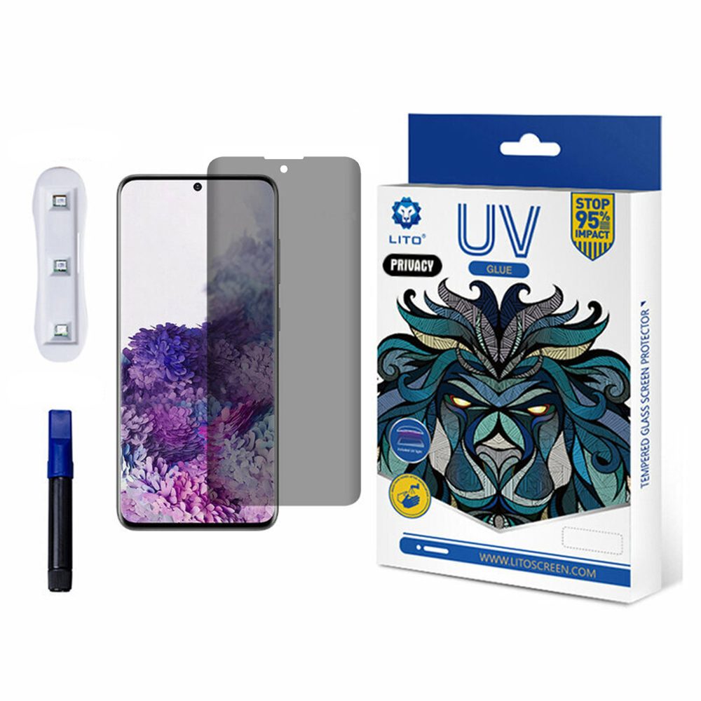 Lito 3D UV Edzett üveg, Samsung Galaxy S22 Plus 5G / S23 Plus, Privacy