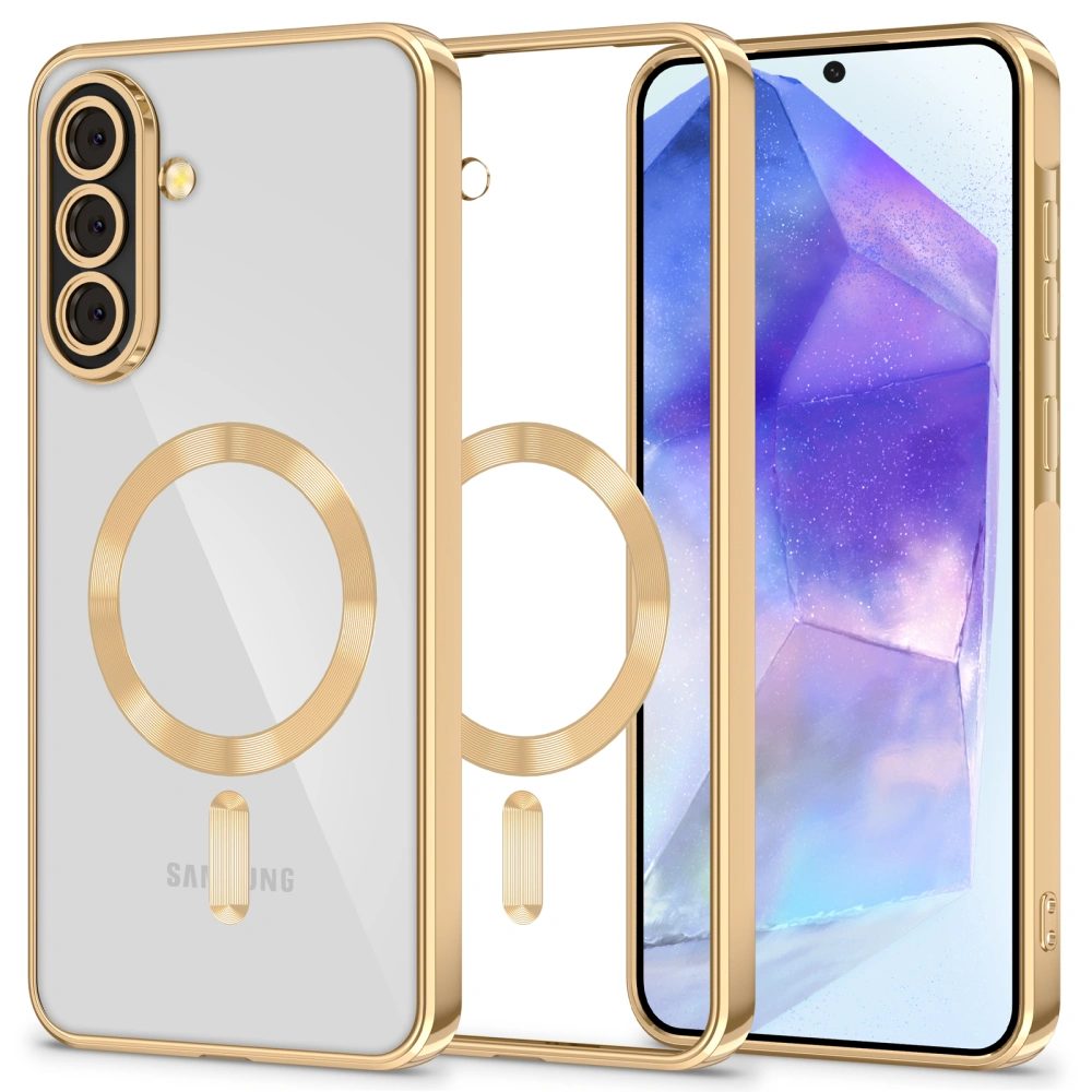 Levně Tech-Protect MagFlex MagSafe Samsung Galaxy A57 5G, lesklá zlatá