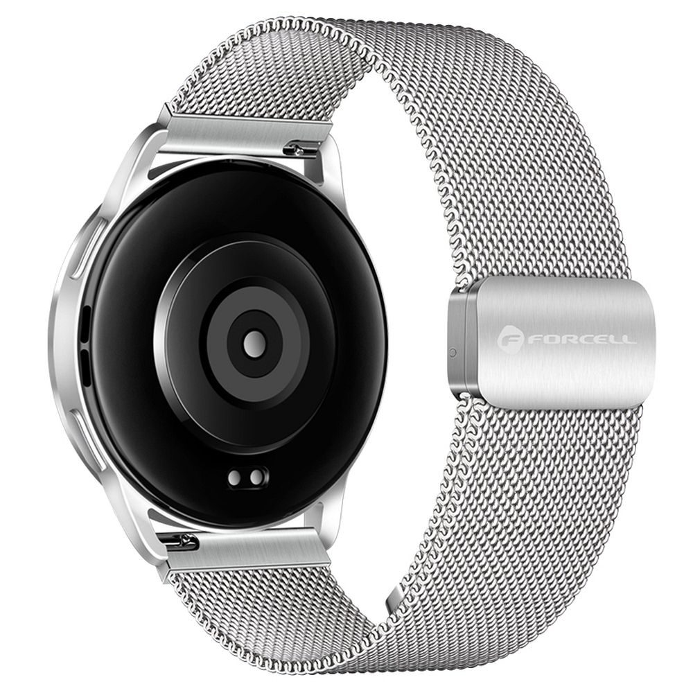 Levně F-Design FS11 Ocelový řemínek pro hodinky Samsung Watch 20 mm, stříbrný