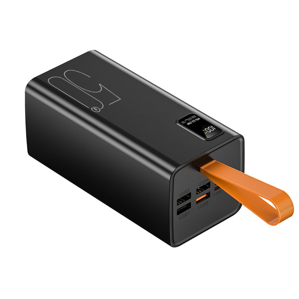 Powerbanka 50000mAh, PD 22,5W, QC3.0, černá
