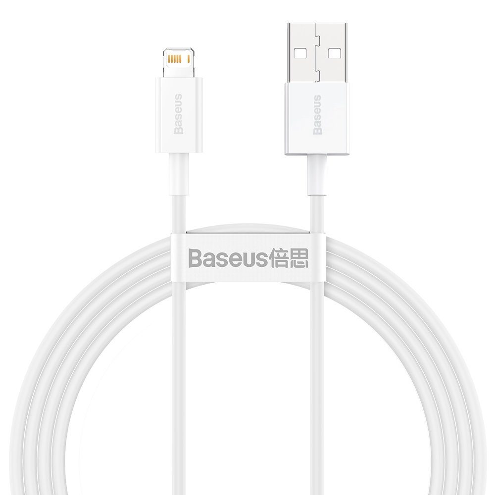 Baseus Superior USB - Lightning 1,5 m, bílý (CALYS-B02)