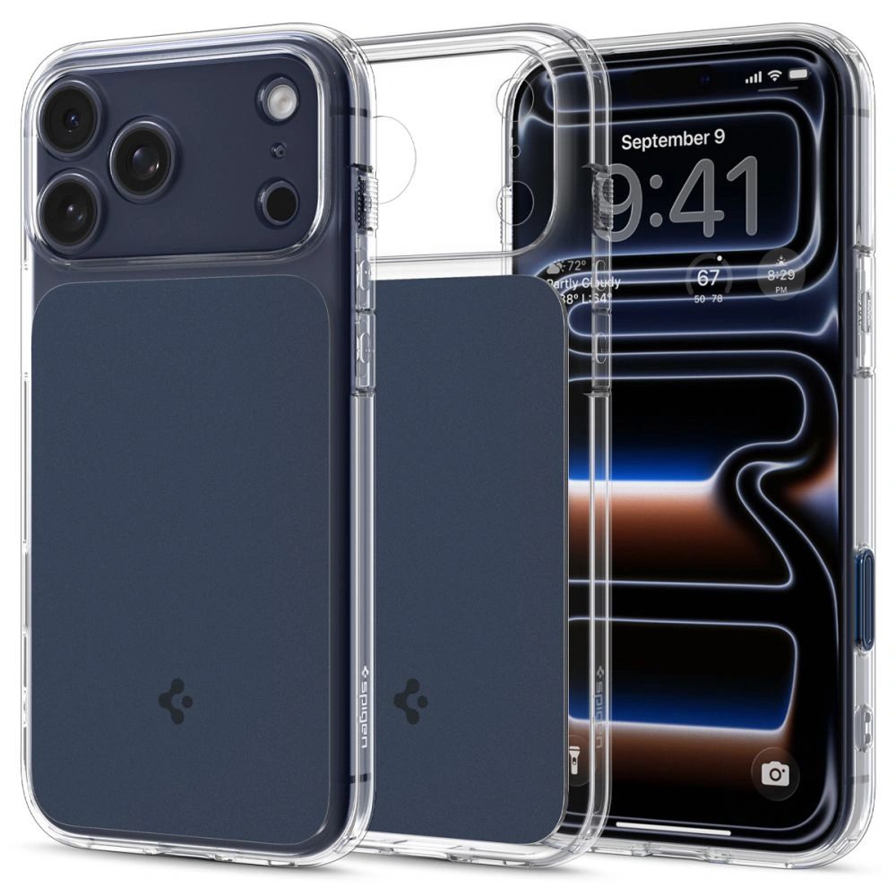 Levně Spigen Ultra Hybrid ”T” Mag s MagSafe, iPhone 17 Pro, modrý