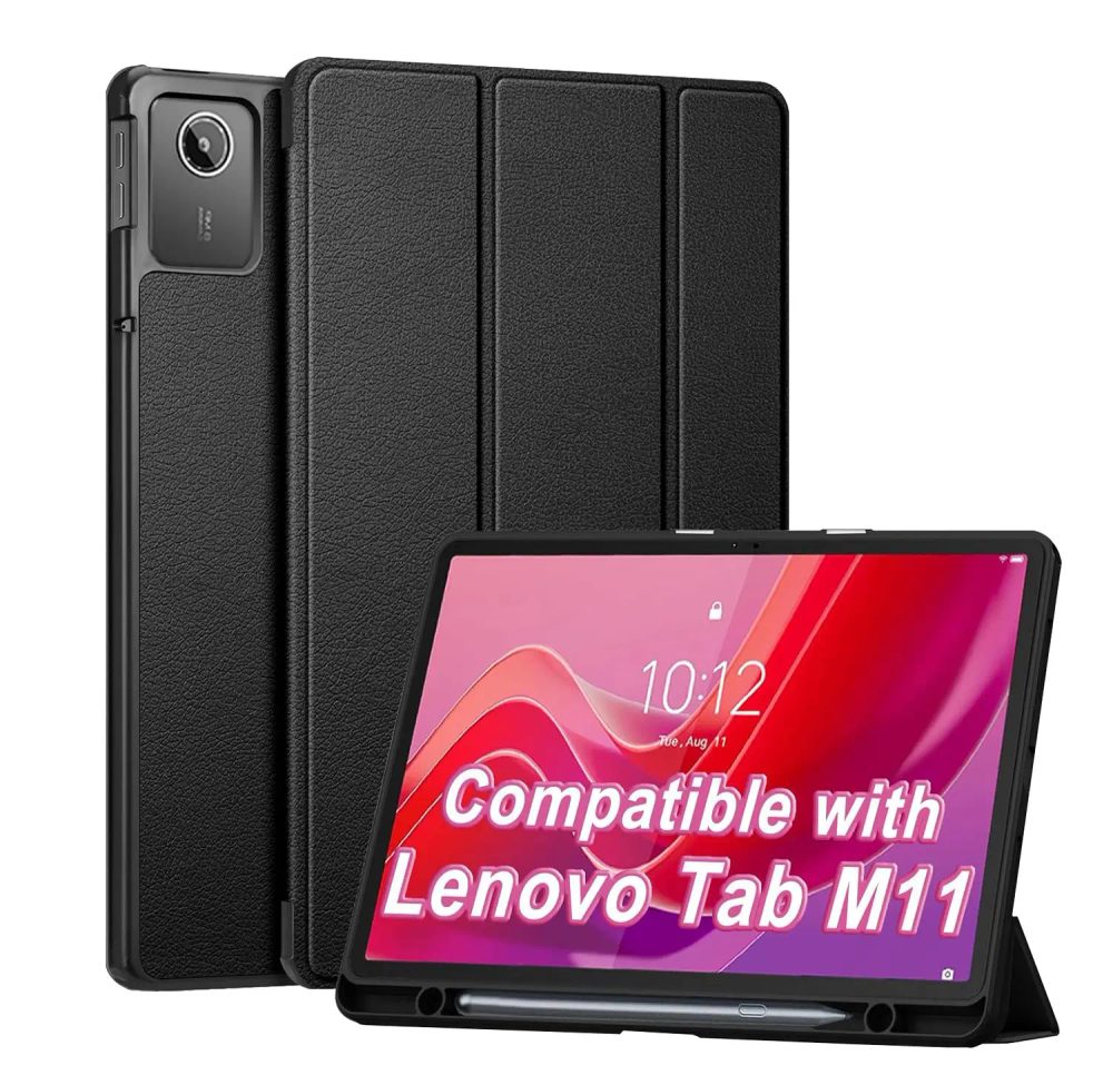 JP Smart case Pen tablet tok, Lenovo M11 11.0 TB-330, fekete