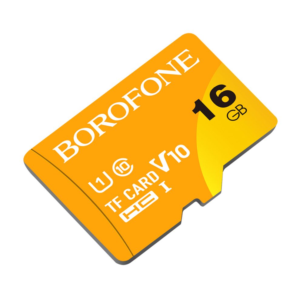 Borofone Class10 Pamäťová Karta MicroSD, 16GB, SDHC, 85MB/s