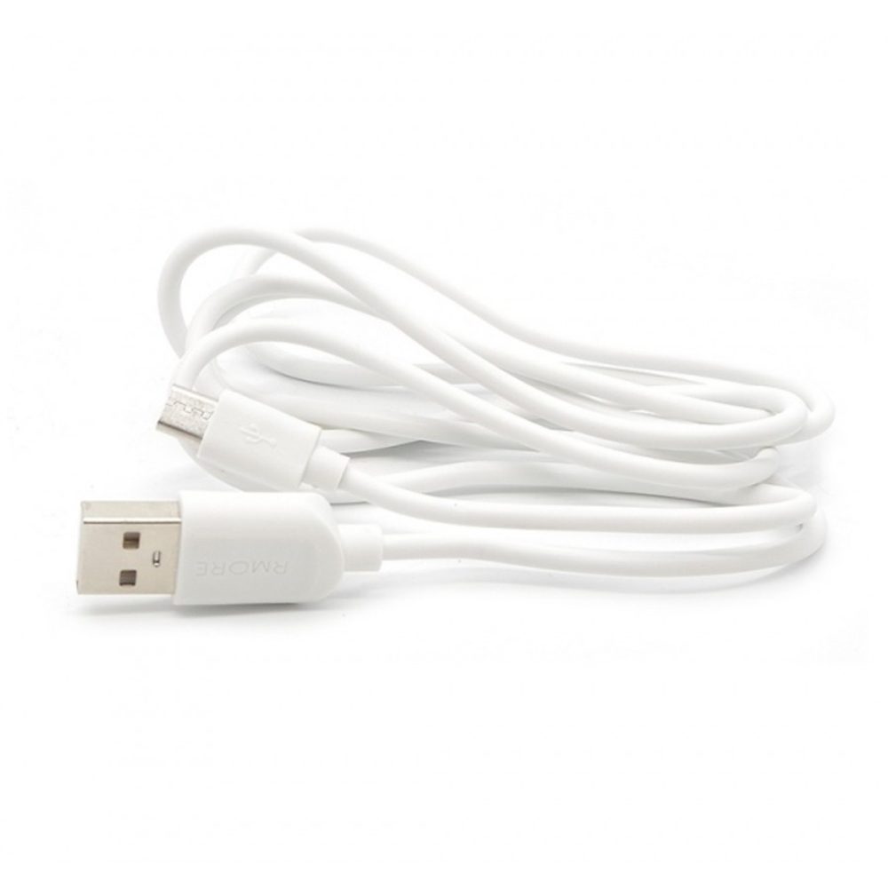 Cablu USB - Micro USB, 1m, Alb