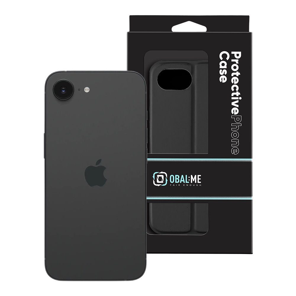 OBAL:ME SmoothTouch Puzdro pre iPhone 16e / 17e, čierne