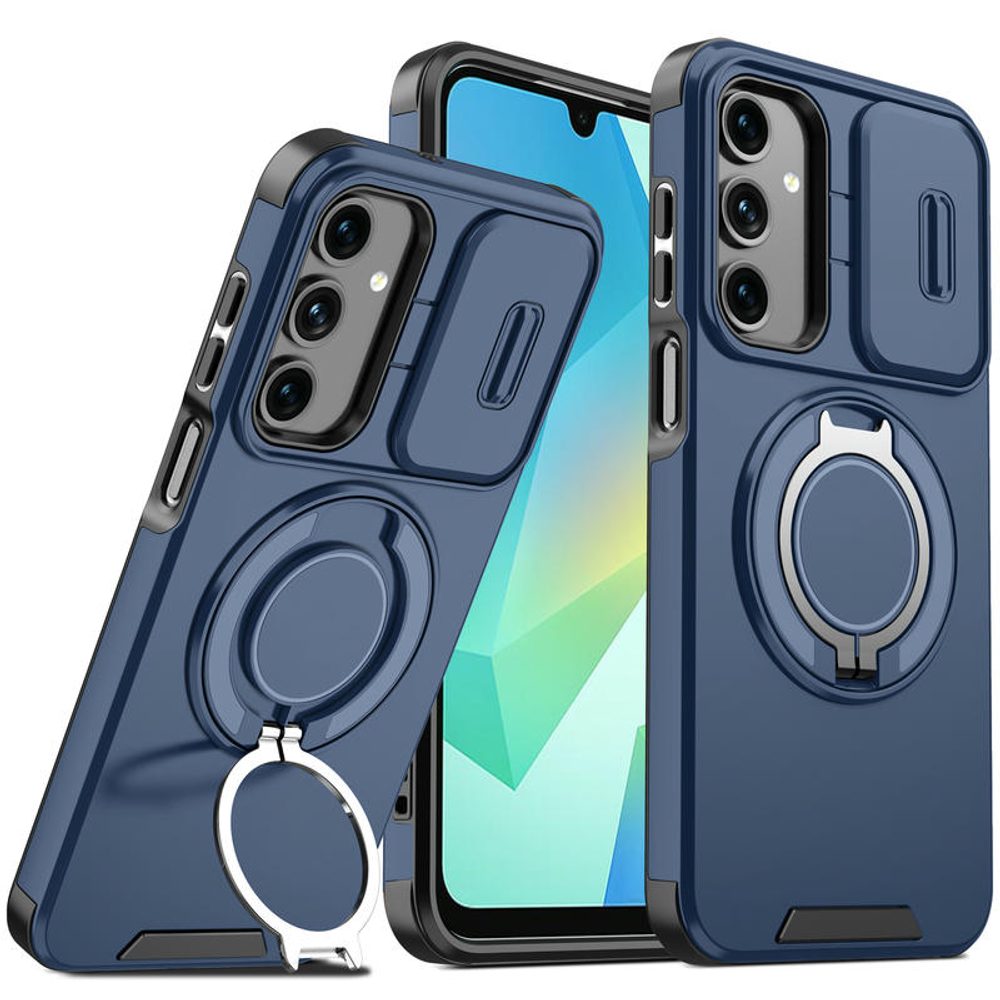 Levně Camslide Stand obal, Samsung Galaxy A17, modrý