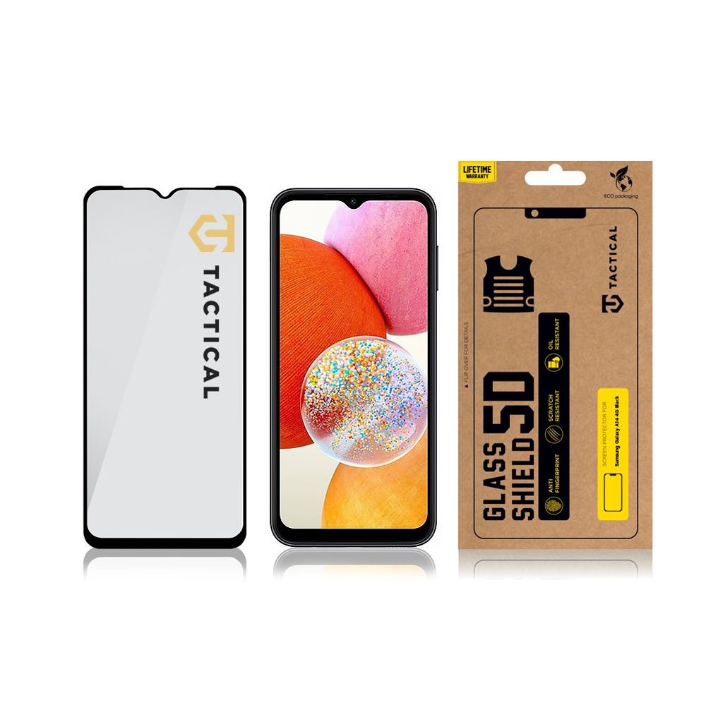 Tactical Glass Shield 5D Sklo Pro Samsung Galaxy A14 4G, černé