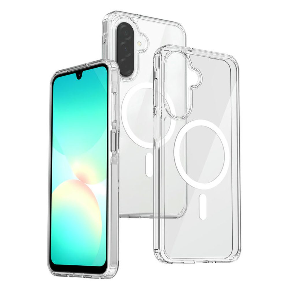 Levně Magsafe Clear obal, Samsung Galaxy A17, průhledný
