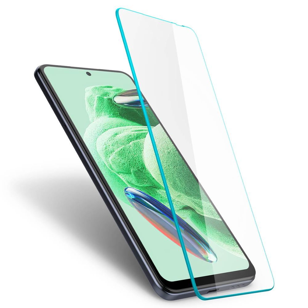 Spigen Glas.Tr Slim, Folie De Sticlă Securizată 2 Bucăți, Xiaomi Redmi Note 12 5G / Poco X5 5G