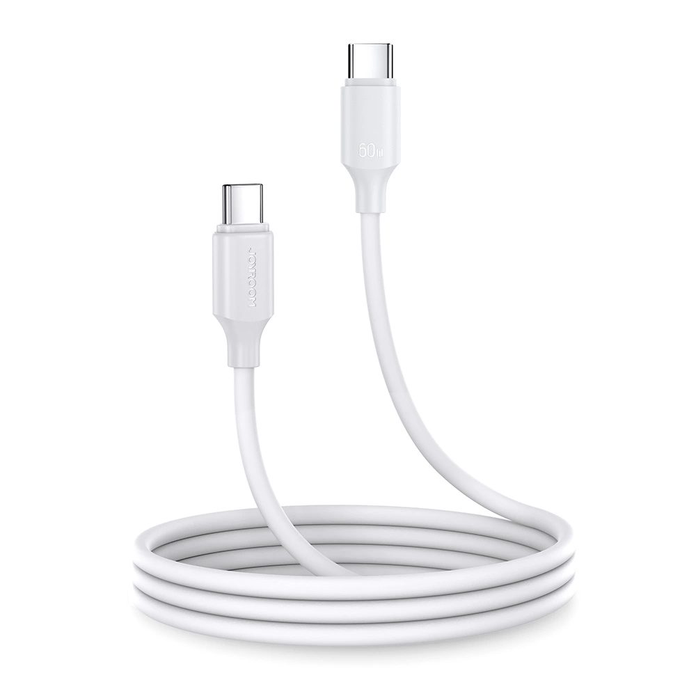 Joyroom A9 USB-C - USB-C kábel, PD, QC, 60W, 3A, 1m, fehér