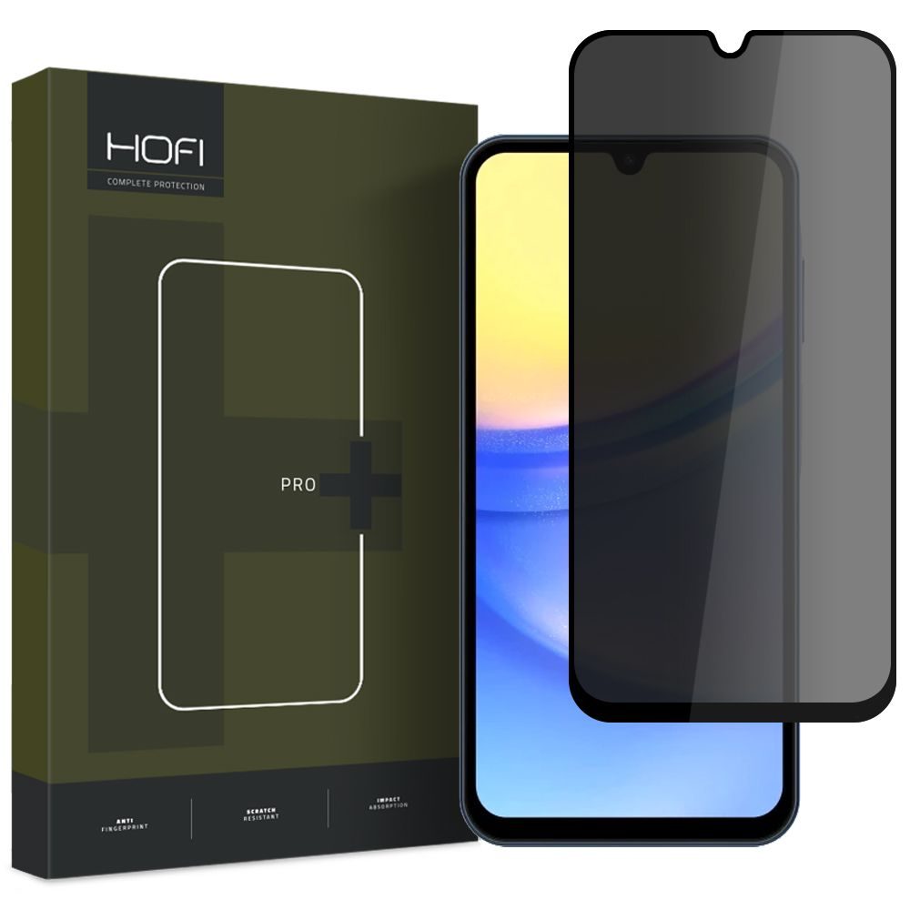 Hofi Privacy Glass Pro+ Edzett üveg, Samsung Galaxy A15 4G / 5G / A25 5G