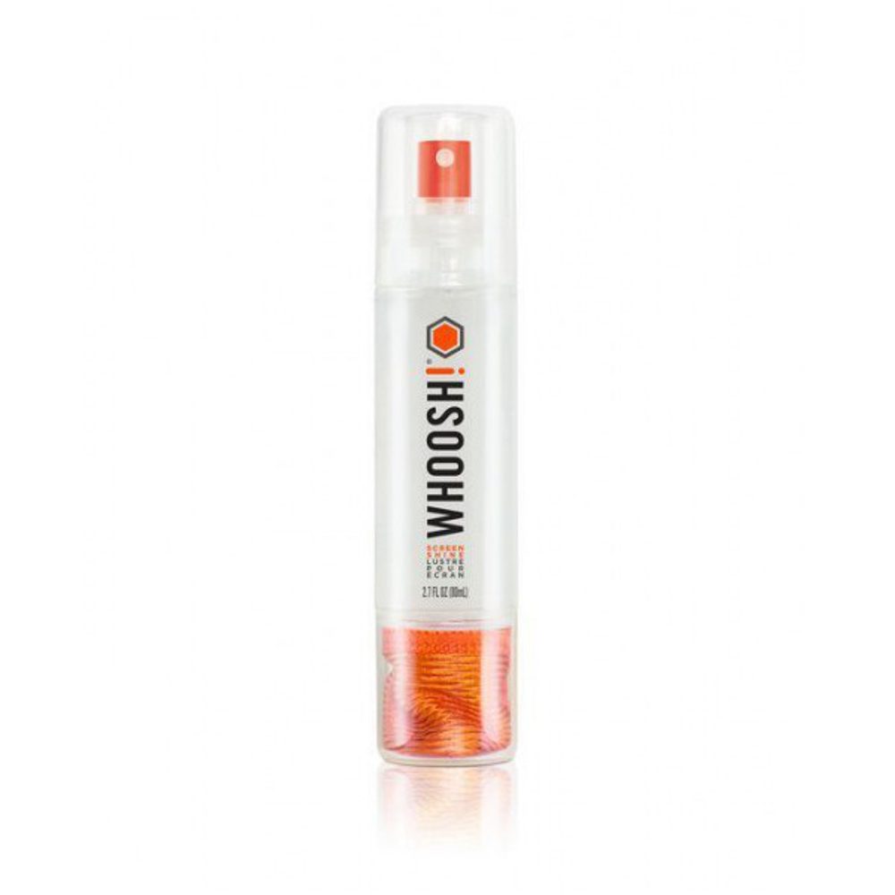 WHOOSH! Grab and Go 80 ml sredstvo za čišćenje zaslona s integriranom mikrovlaknenom krpicom