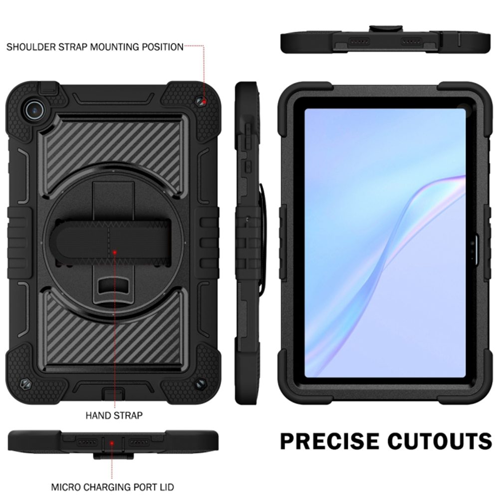 Techsuit StripeShell 360, Huawei MatePad SE 10,4, černý