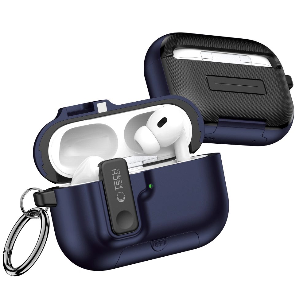 Tech-Protect Slim Hook puzdro, Apple AirPods Pro 3, modré