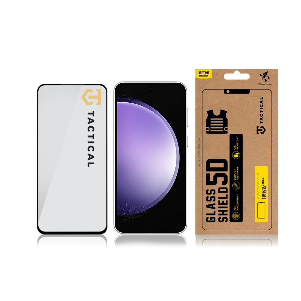 Tactical Glass Shield 5D Sklo Pre Samsung Galaxy S23 FE 5G, čierne