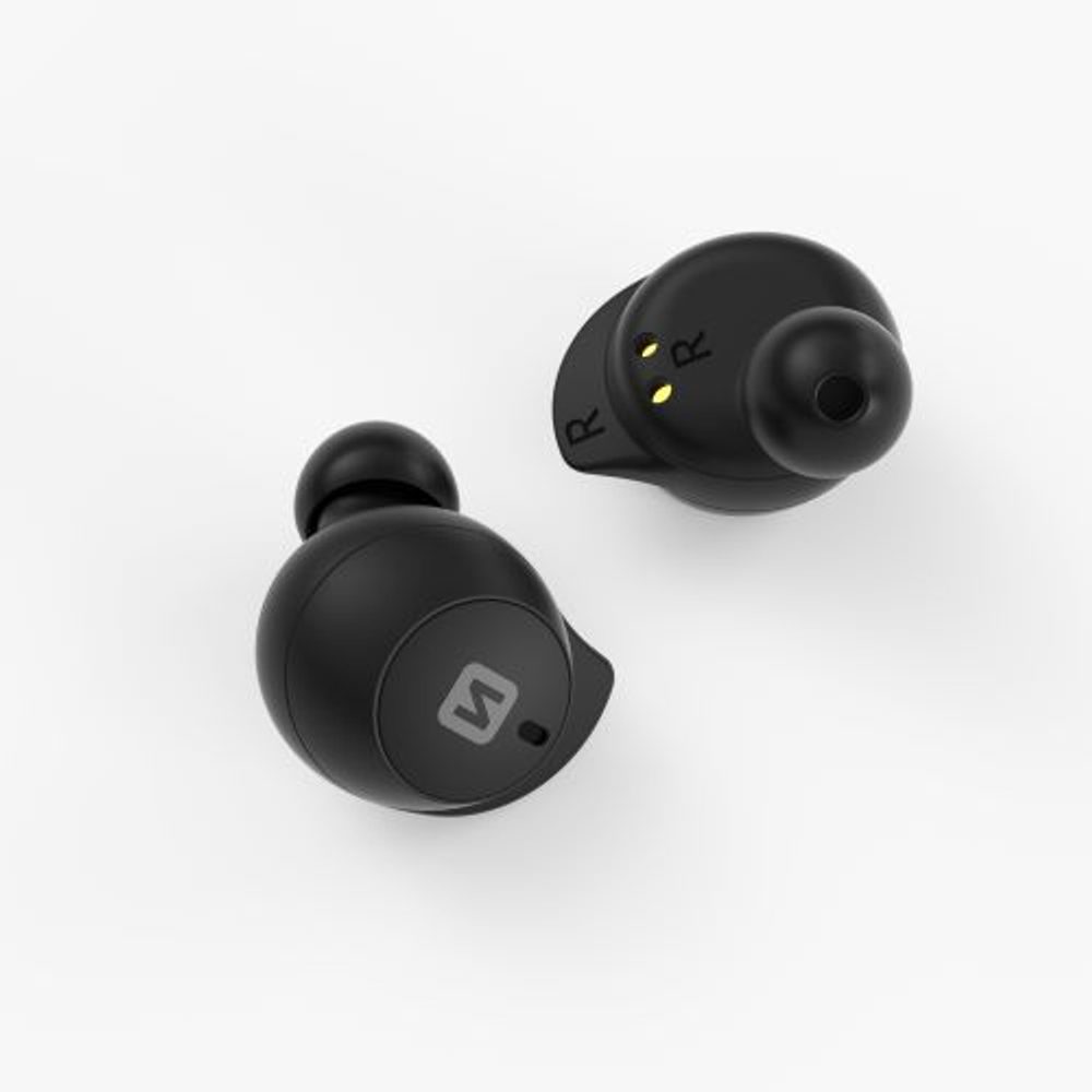 Swissten Bluetooth TWS Slušalke Stonebuds, črne