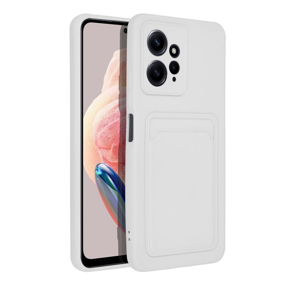 Card Case Obal, Xiaomi Redmi Note 12 5G, Biely