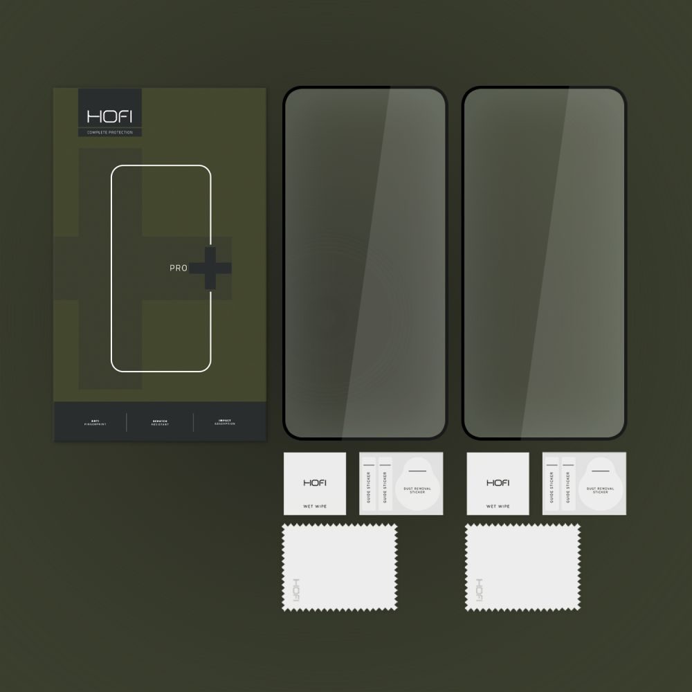 Hofi Pro+ Edzett üveg, Samsung Galaxy S24, 2 Db, Fekete