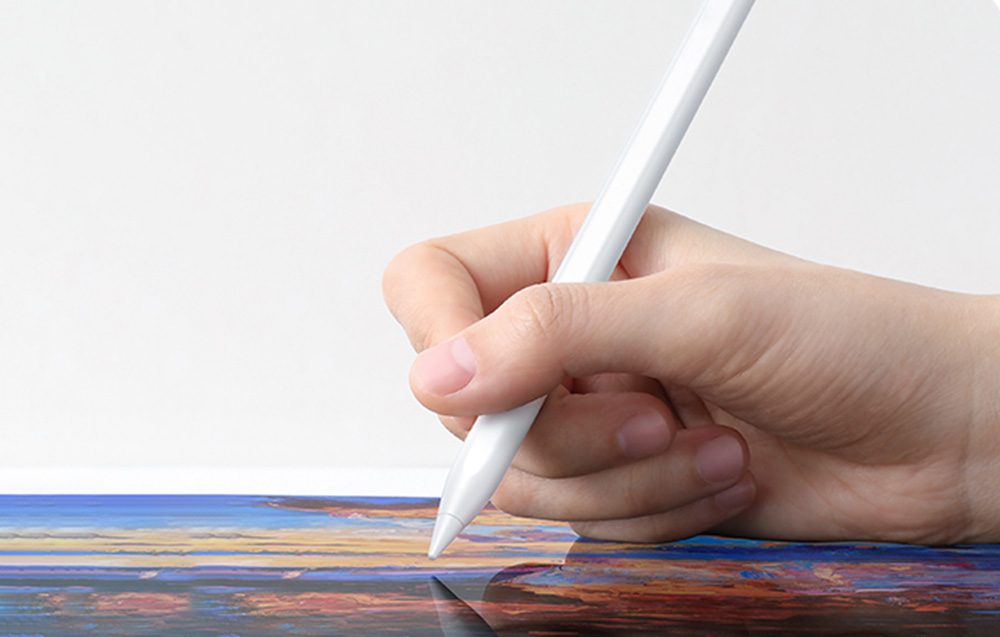 Baseus Smooth Writing 2 Stylus Toll LED Kijelzőkkel, Fehér Színben