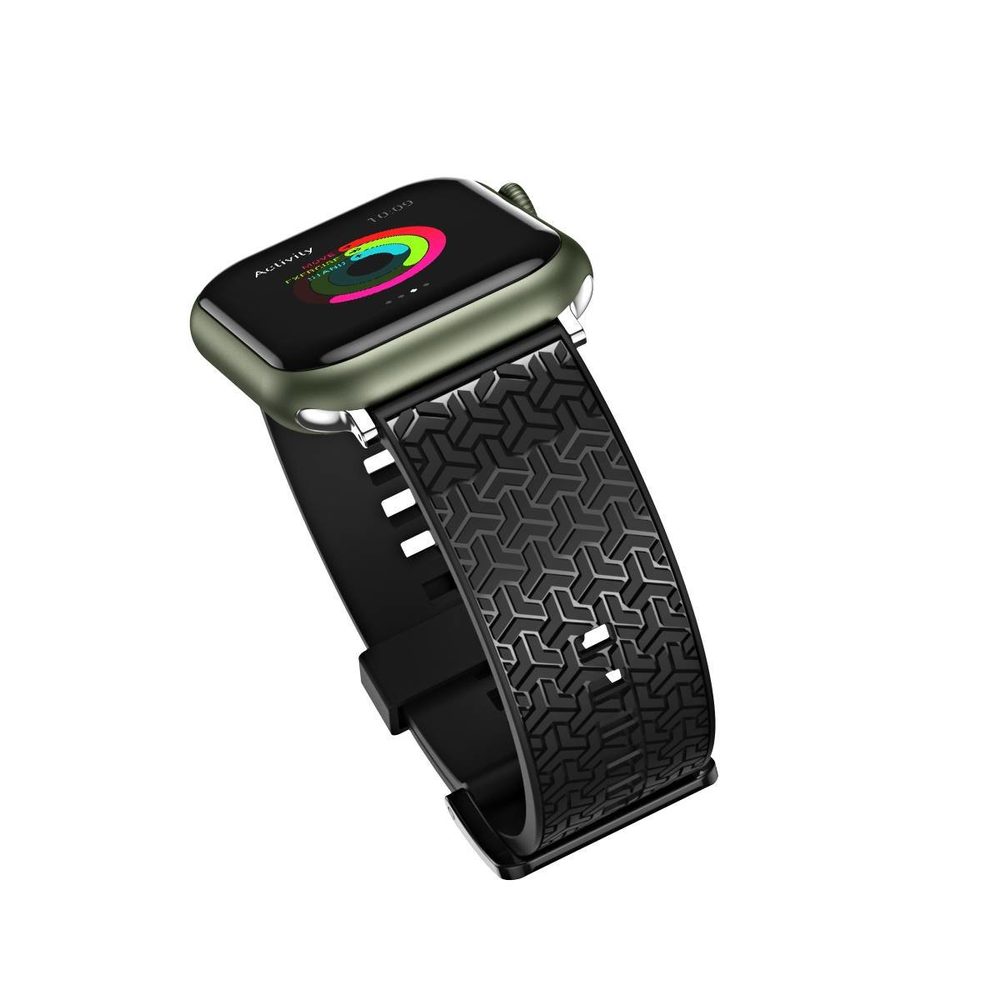 Curea Strap Y Pentru Ceasuri Apple Watch 7 / SE (41/40/38mm), Neagră