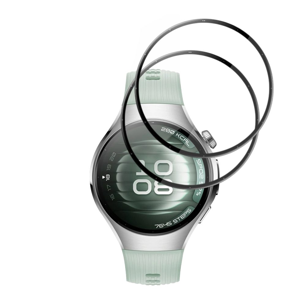 Techsuit Nano Flex, Huawei Watch 5 42mm, 2 kusy, čierne