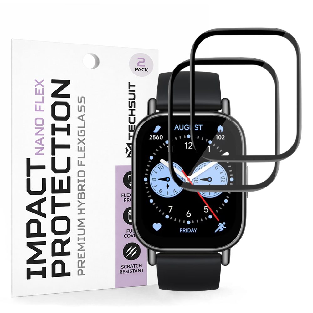 Levně Techsuit Nano Flex, Xiaomi Redmi Watch 5 Lite, 2 kusy, černé