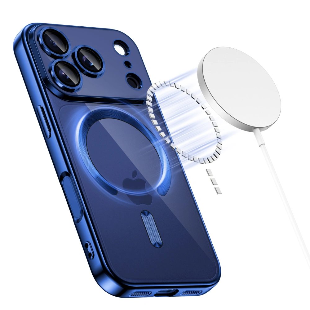 Tech-Protect MagFlex MagSafe iPhone 17 Pro Max, lesklá modrá