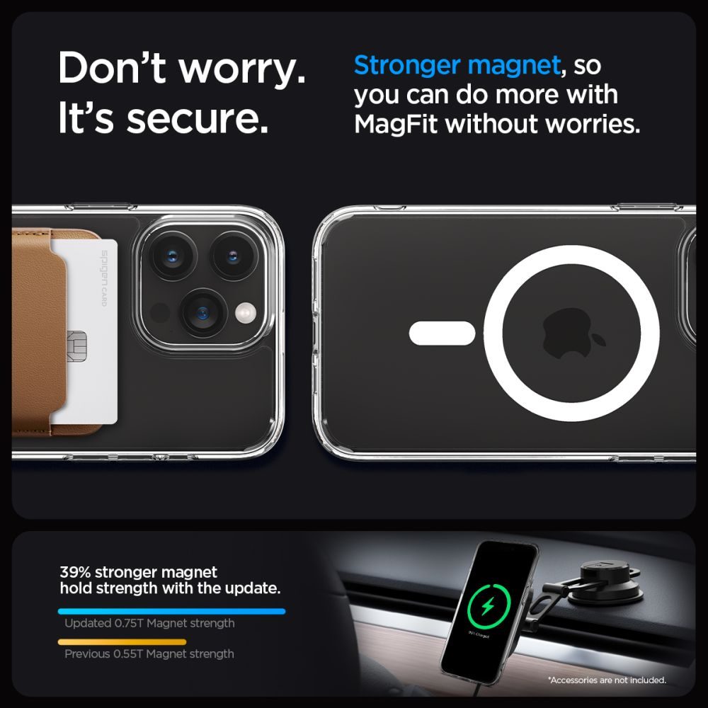 Spigen Ultra Hybrid Mag S MagSafeom, IPhone 15 Pro, Bijela