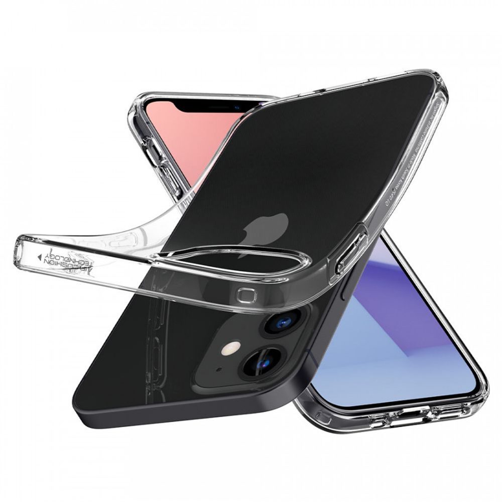 Spigen Liquid Crystal Mobiltelefon Tok, IPhone 12 Mini
