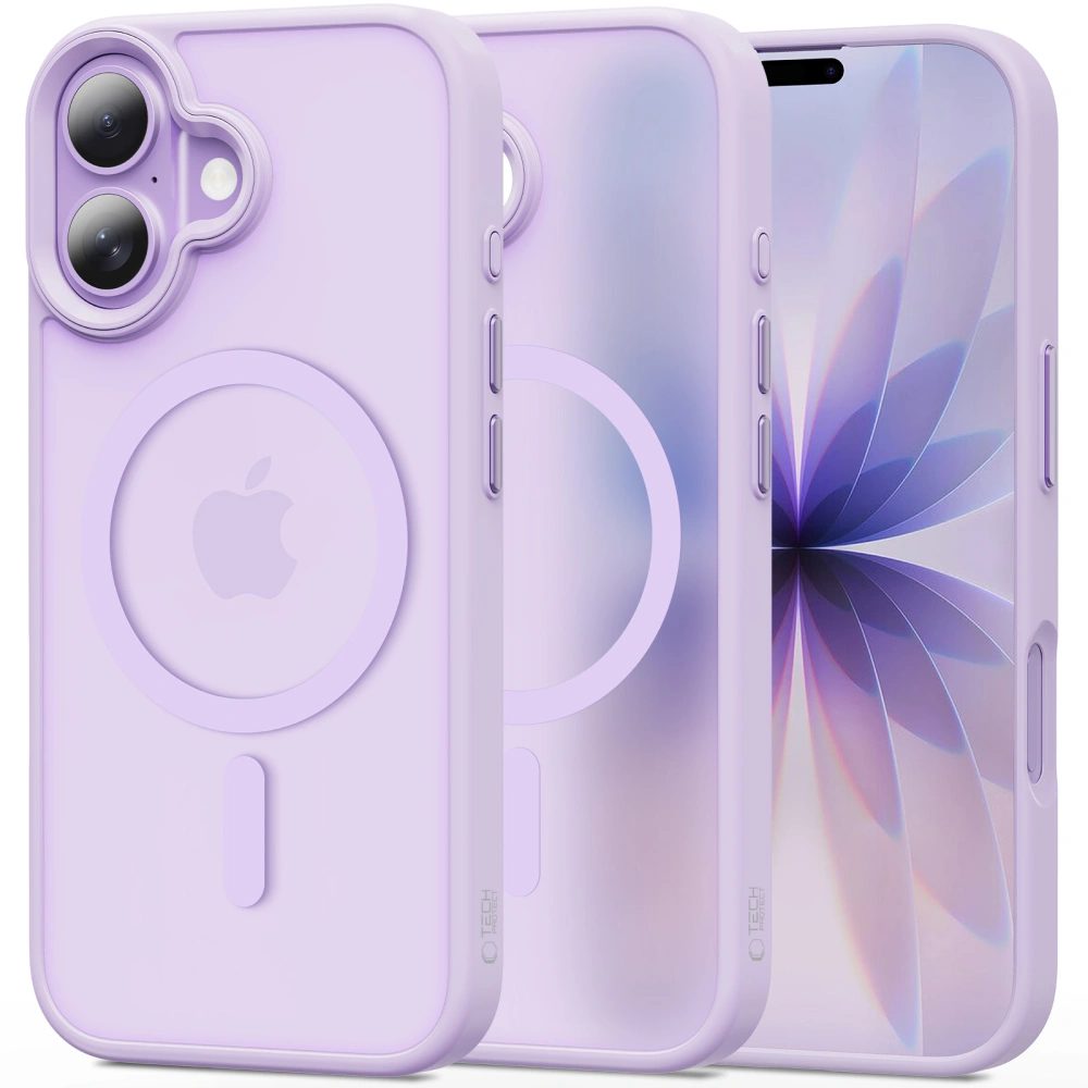 Levně Tech-Protect MagMat MagSafe iPhone 17, fialový matný