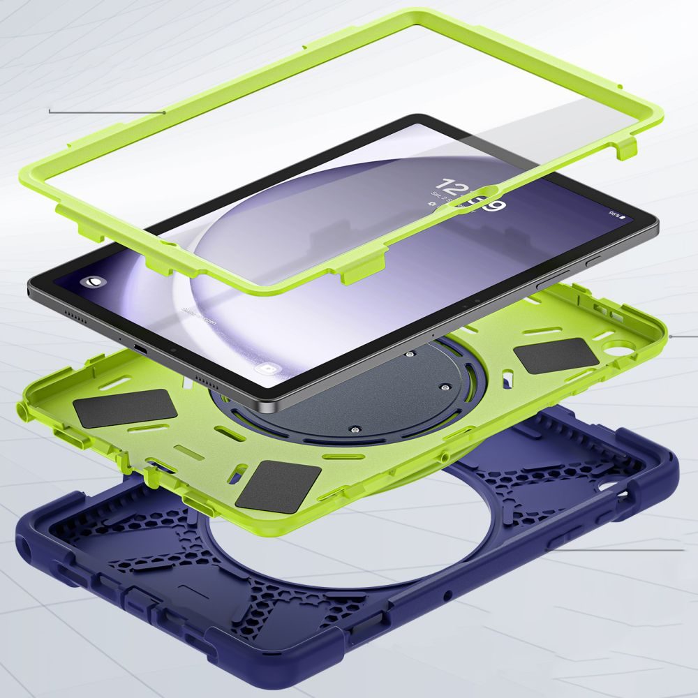 Tech-Protect X-Armor Samsung Galaxy Tab A9+ Plus 11.0, X210 / X215 / X216, Navy Lime