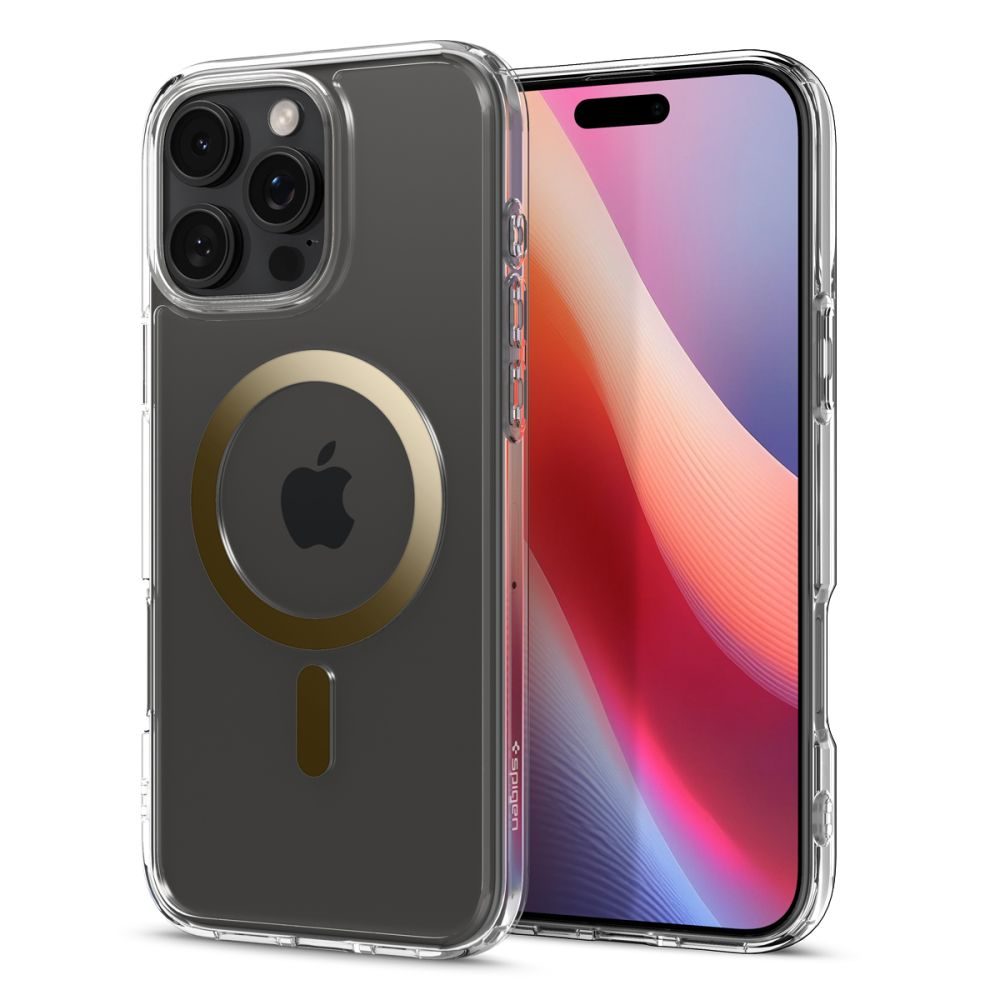 Spigen Ultra Hybrid Mag s MagSafe, iPhone 16 Pro Max, zlatý