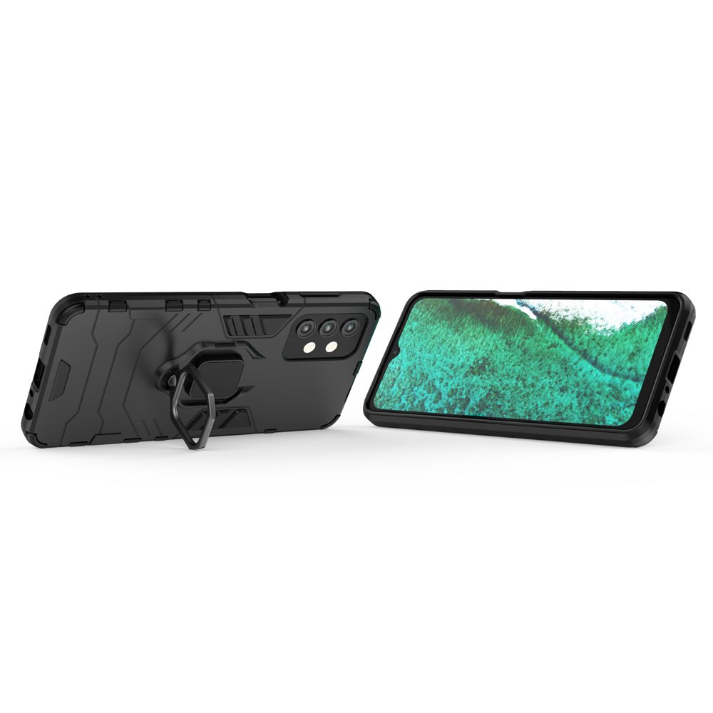 Husă Ring Armor Kickstand, Samsung Galaxy A32 5G, Neagră