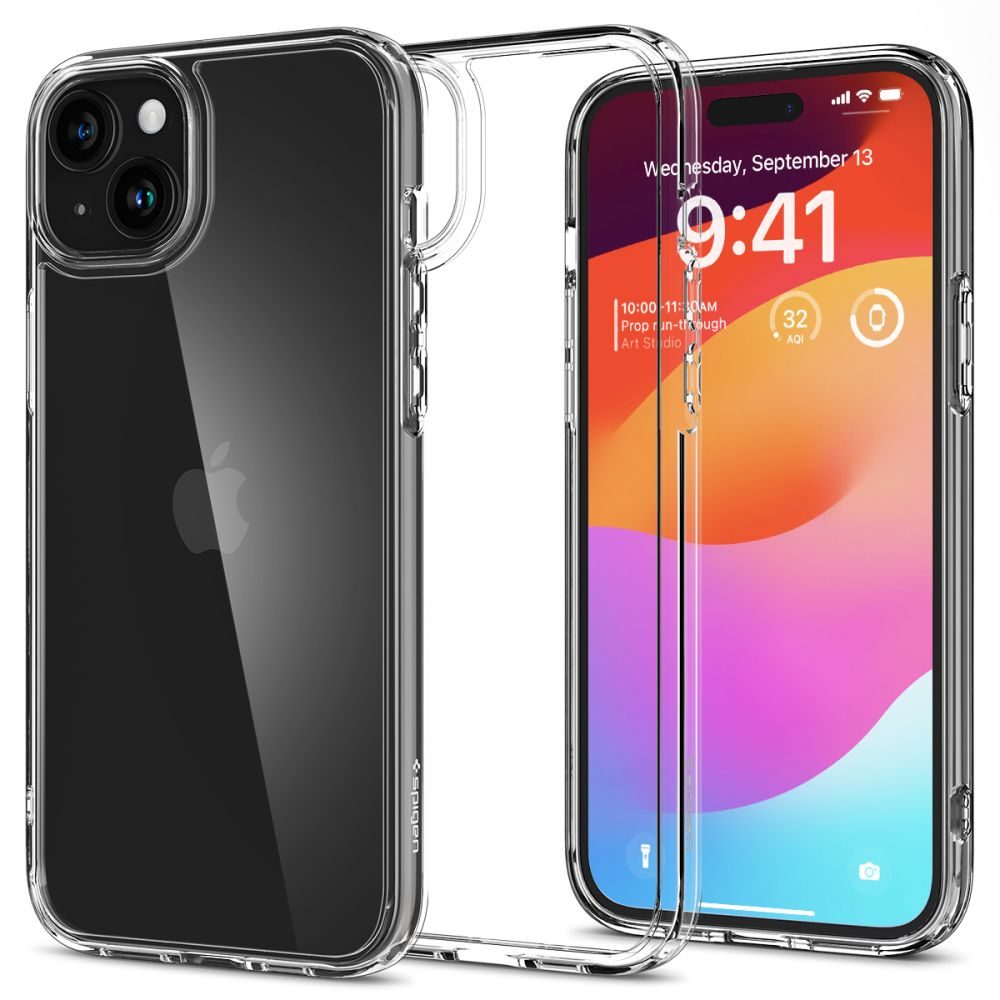 Spigen Ultra Carcasă Hibrid Pentru Mobil, IPhone 15 Plus, Transparentă