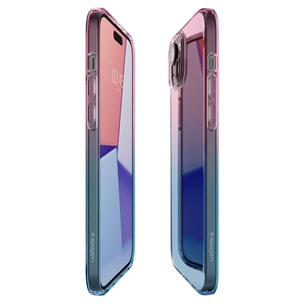 Spigen Liquid Crystal Telefontok, IPhone 15, Rózsaszín