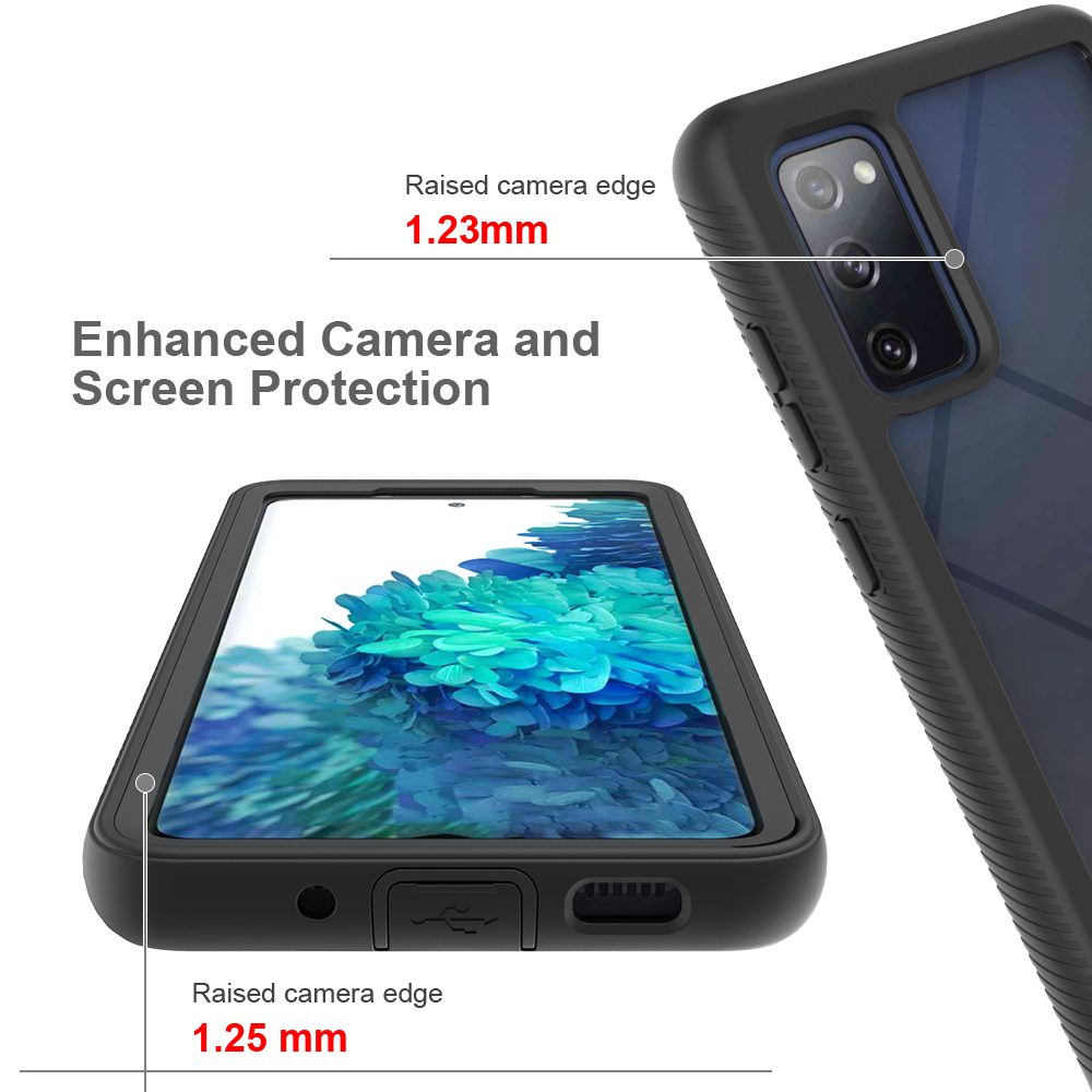 Techsuit Defense360 Pro + Zaščitna Folija, Samsung Galaxy S20 FE, črna