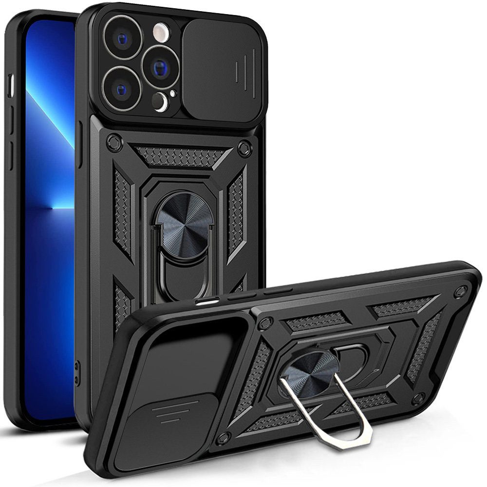 Techsuit CamShield, IPhone 13 Pro, černý