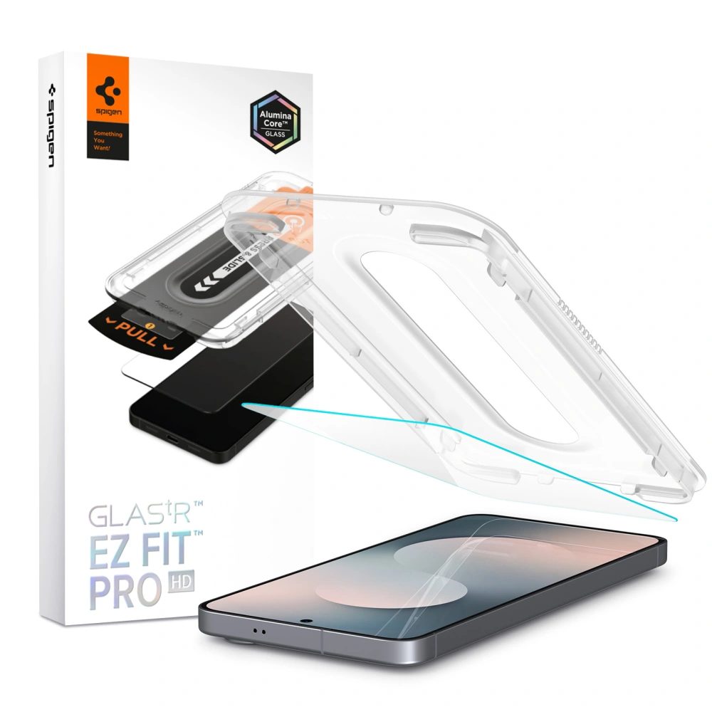 Spigen Glas.TR EZ Fit Pro cu aplicator, Sticlă securizată, Samsung Galaxy S25 FE