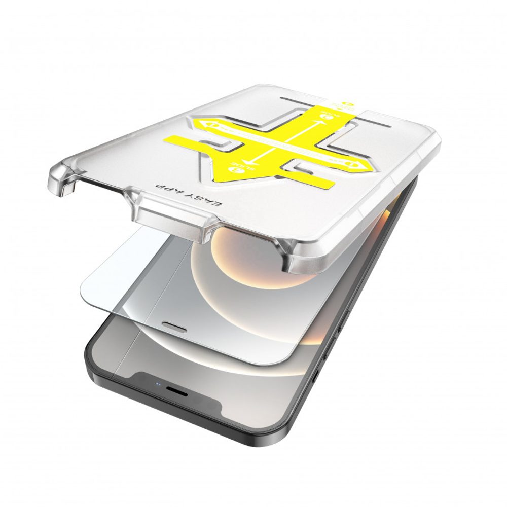 Zifriend, IPhone 12 Pro Max, 2.5D Folie De Sticlă Securizată Crystal Clear, Cu Aplicator