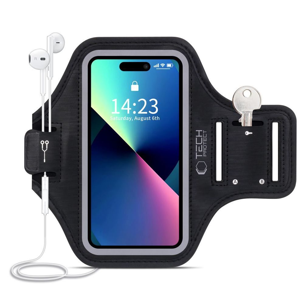 Tech-Protect M4 Univerzális sport karpánt, fekete
