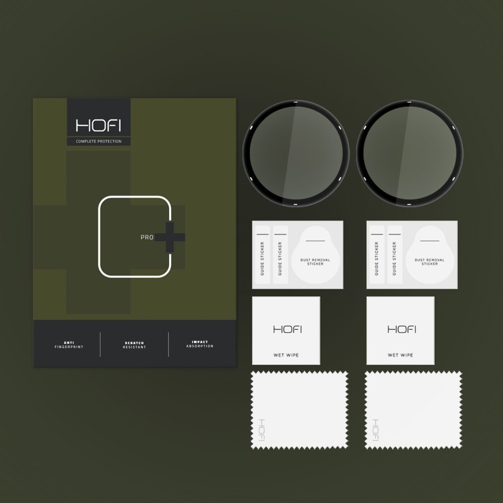 Hofi Pro+ Set 2 Hybridných Skel, Garmin Vivoactive 5, čierne