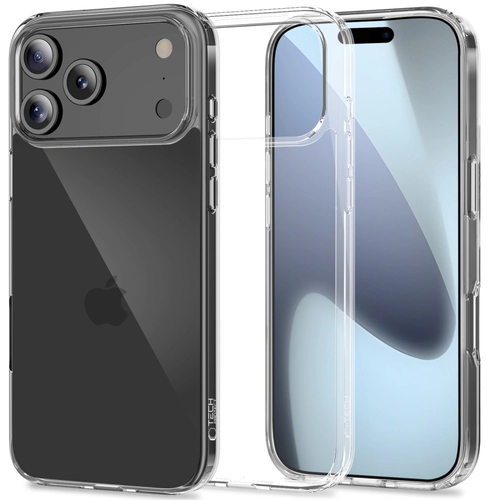 Levně Tech-Protect Flexair Hybrid, iPhone 17 Pro, průhledný