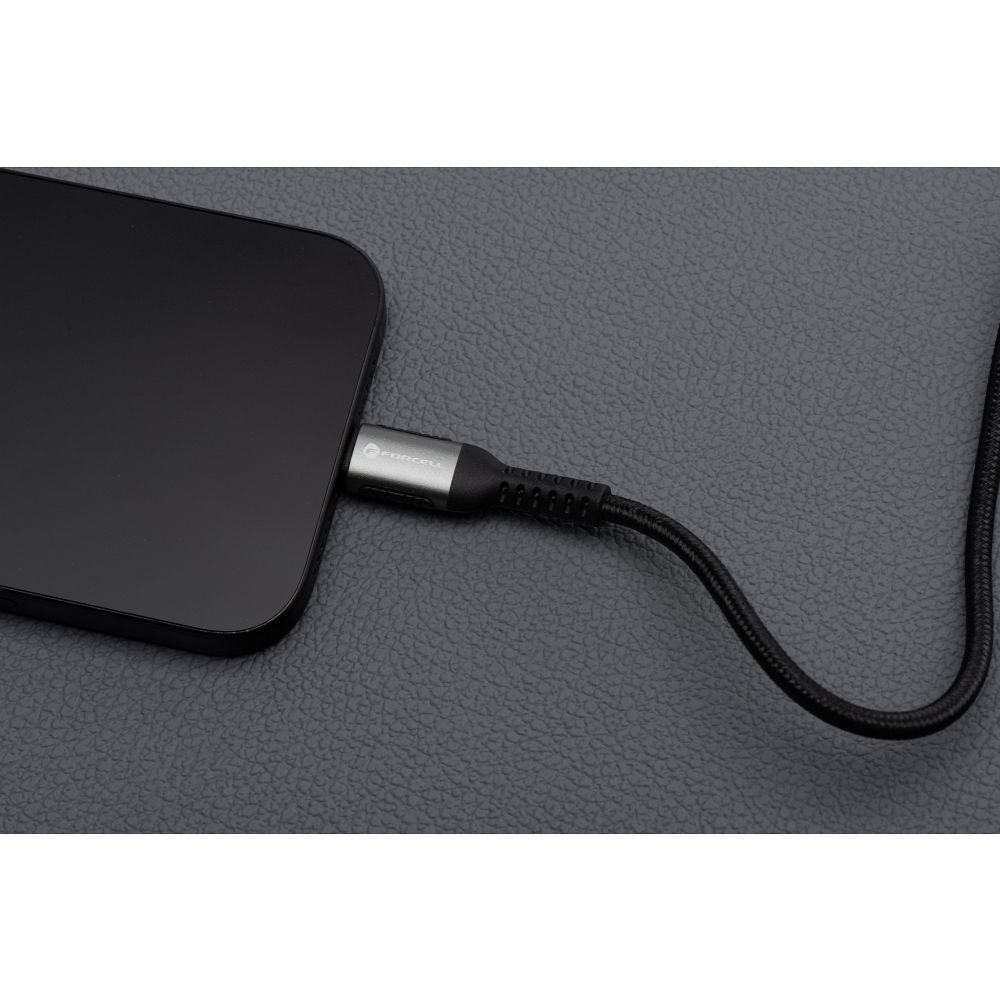 Forcell F-Energy kábel USB A - USB-C, QC4.0, 3A, 66W, 2 m, čierny