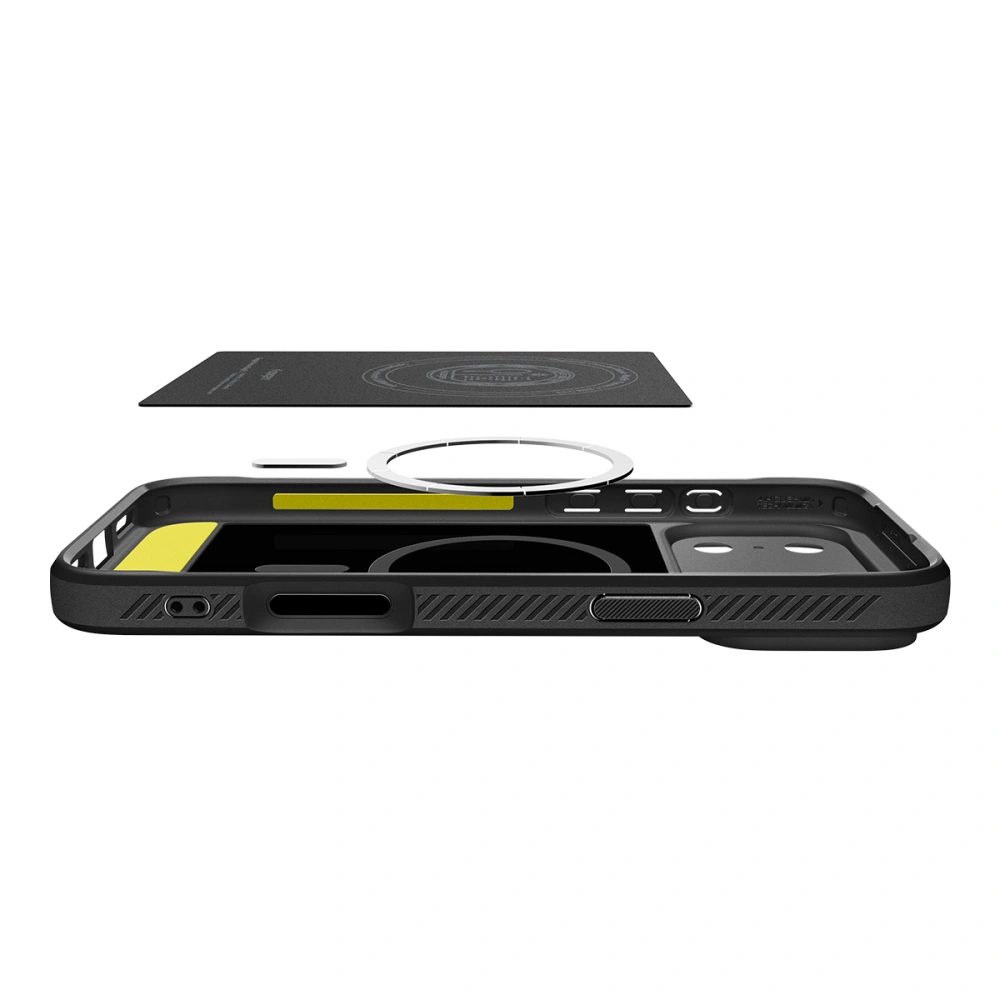 Spigen Rugged Armor MagSafe, iPhone 17 Pro, čierne