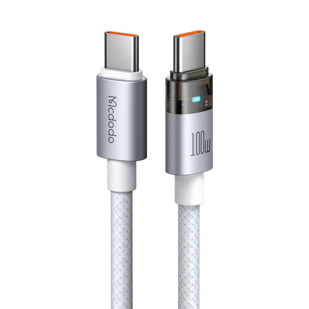 Levně Mcdodo kabel USB-C - USB-C (CA-5582), 100 W, 1,2 m, bílý