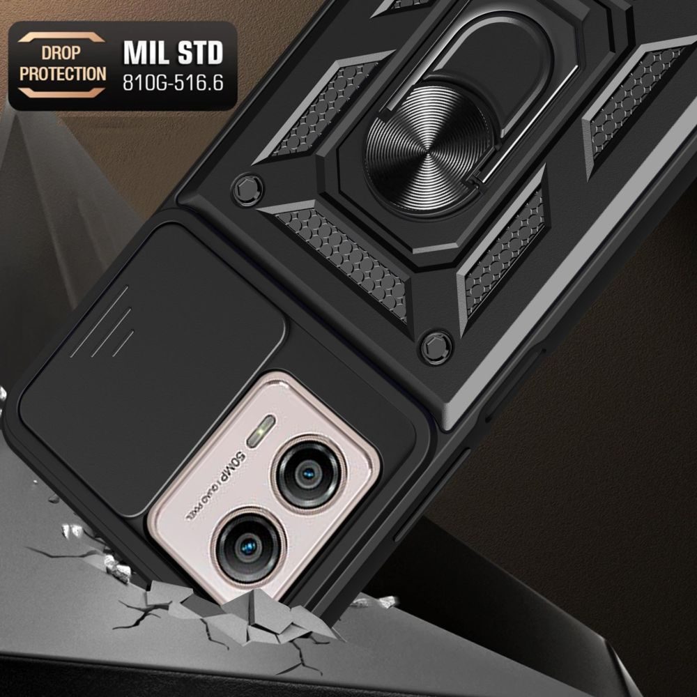 Tech-Protect CamShield Pro Motorola Moto G13 / G23, Fekete