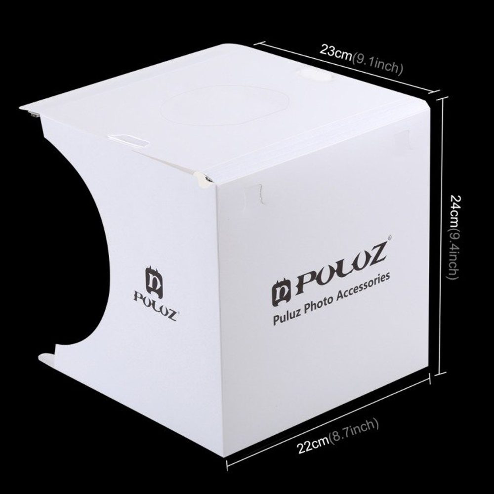 Puluz Photo LED štúdio S Tieňovou Podložkou PU5137, 20cm, 1100 Lúmenov