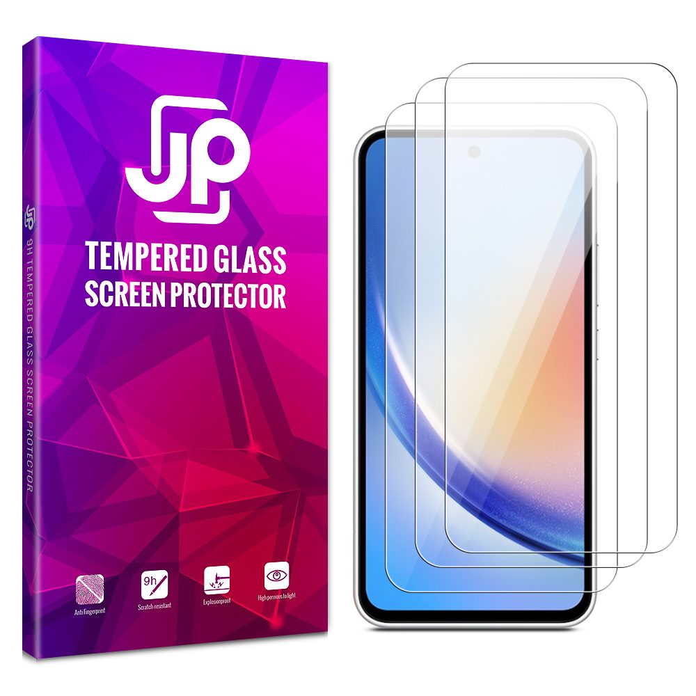 JP Hosszú Csomag Edzett üveg, 3 Szemüveg Telefonhoz, Samsung Galaxy A35 / A55